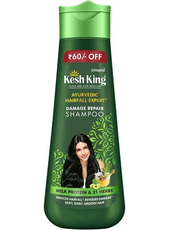 emami Kesh King Damage Repair Shampoo Milk Protein 340ml - Image 1
