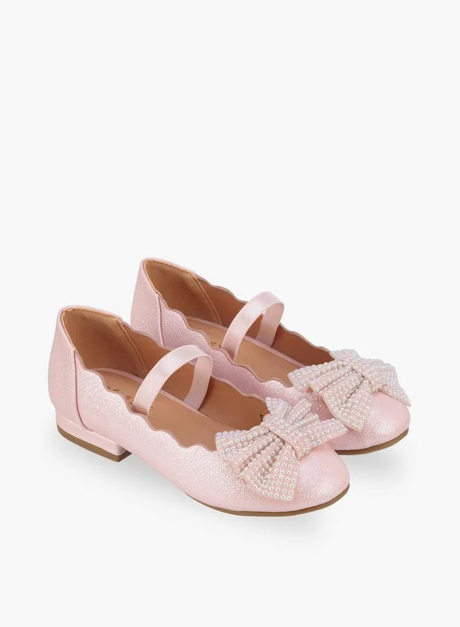 Girls Slip-On Ballerina Shoes