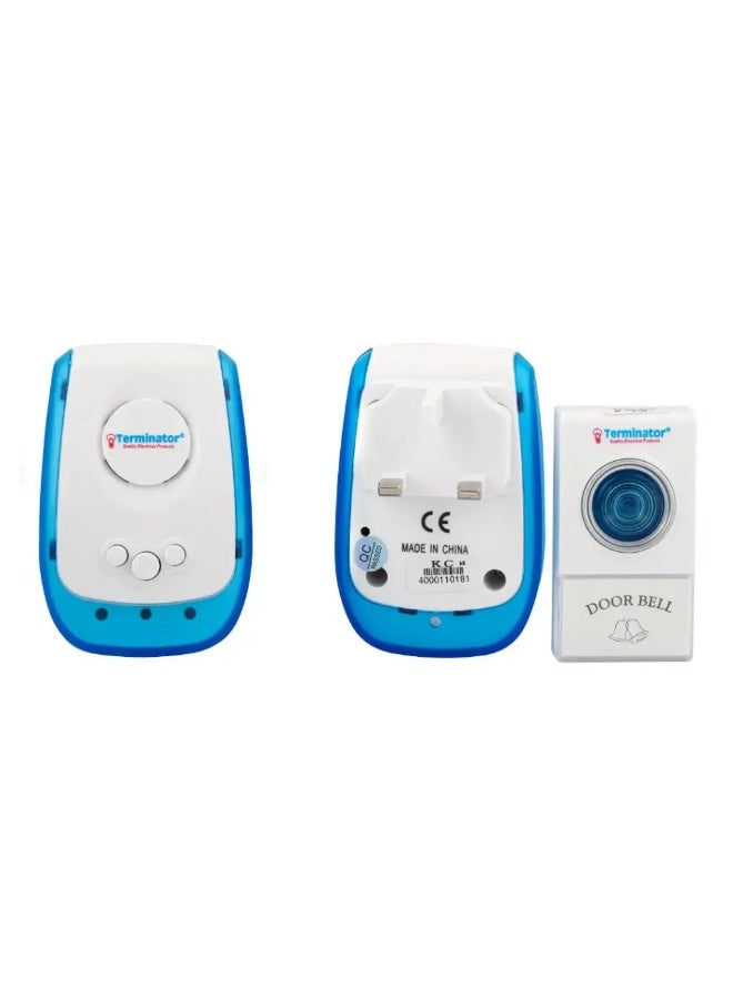 Terminator Door Bell Digital Wireless With 38 Different Melodies + 1 T with 2 R-13A - Image 1