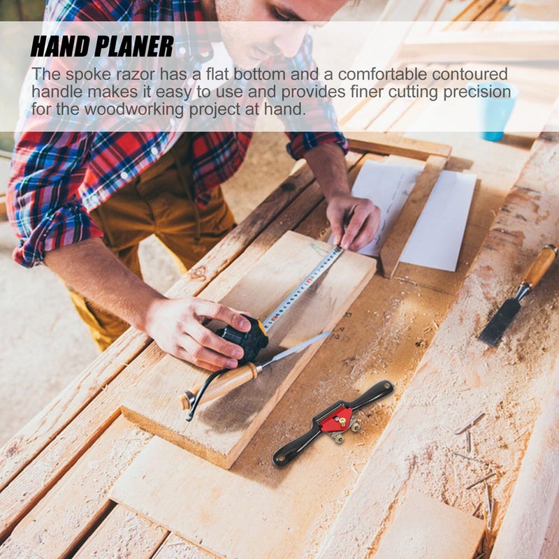 Luxshiny Mini Wood Planer Hand Tool Adjustable Woodworking Trimming Plane 44mm Blade Manual Wood Craft Planer For Precision Surface Smoothing - Image 5