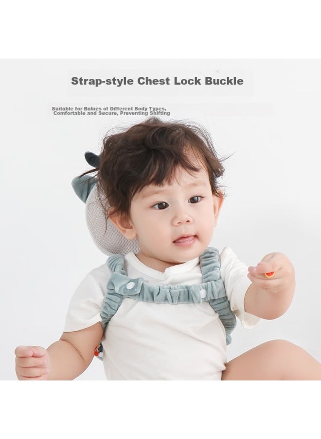Lovebox Aibaoshi Baby Anti-fall Pillow, Toddler Walking Head Protection Pad, Electric Vehicle Anti-collision Head Protection Pad S196 Deer - Image 4
