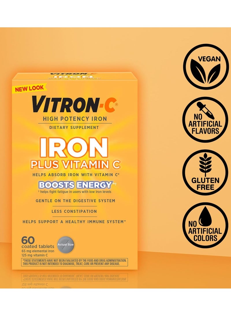 Vitron-C Iron supplement to boost immunity 60 Count - Image 3