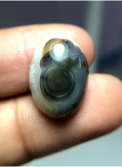 HADI Natural Sulaimani Agate - 14ct - 19.5 x 14mm  - Image 5