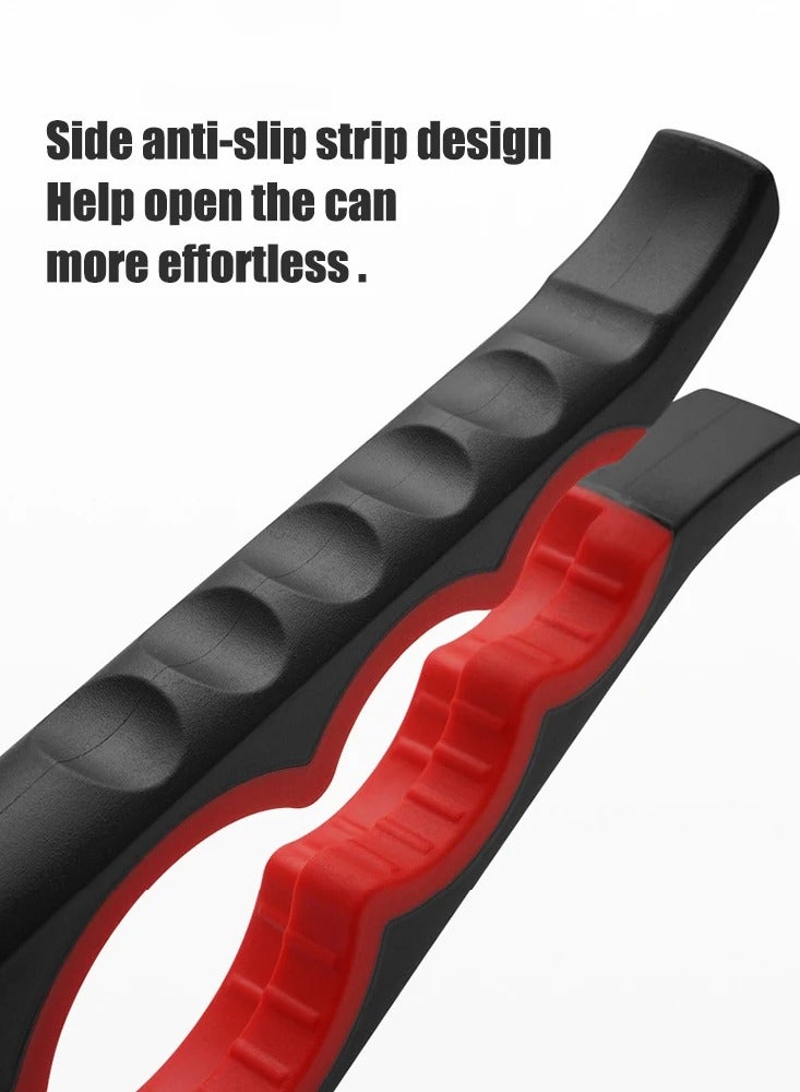 AROAQ Can Opener, Multi Functional Four In One Beverage Bottle Opener, Effective And Easy To Use Jar Opener, Anti Slip Cap Twister For Weak Hands, Seniors With Arthritis, (Red)  - Image 4