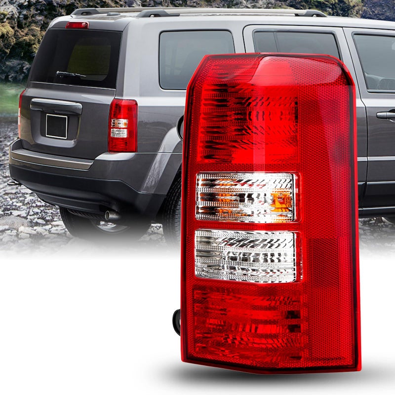AUTOONE Patriot Tail Light Assembly Rear Lamps with Halogen Bulbs Replacement for 20082016 Jeep Patriot Passenger Side