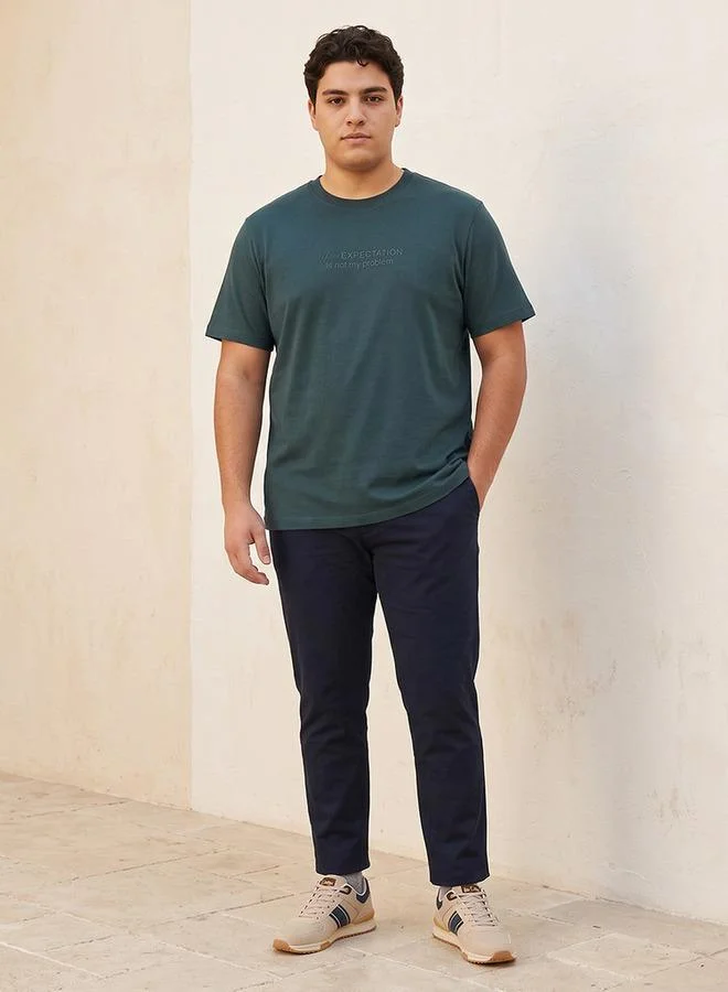 ماكسيم Maxim Plus Cotton Crew Neck T-shirt