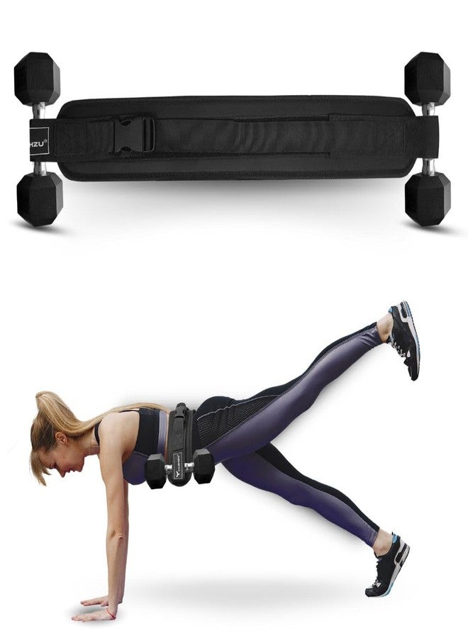 YAGHZU Hip Thrust Belt for Dumbbells - Adjustable Exercise Glute Bridge & Booty Boost Belt for Hip Thrusts, Glute Trainer Dumbbell Strap for Home & Gym Workouts - Image 1