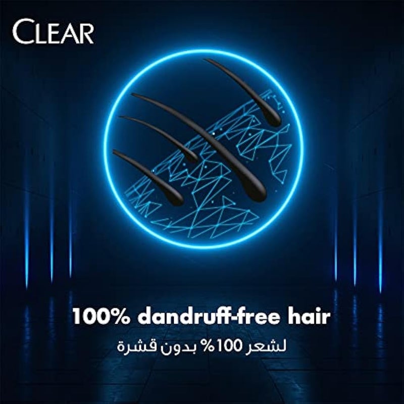 Clear Men 3 In 1 For Hair Body & Face 550ML - Image 3