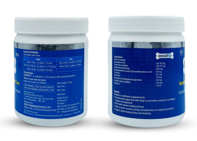 INTAS Alp Synopet Joint Supplement for Dog&Cat| Nutritional Supplement for Joint Disorder&Reduce Tea - Image 3