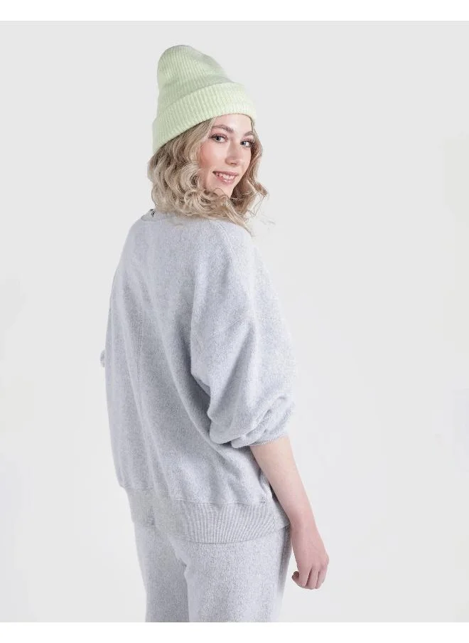Aerie Graphic Crew Neck Sweatshirt