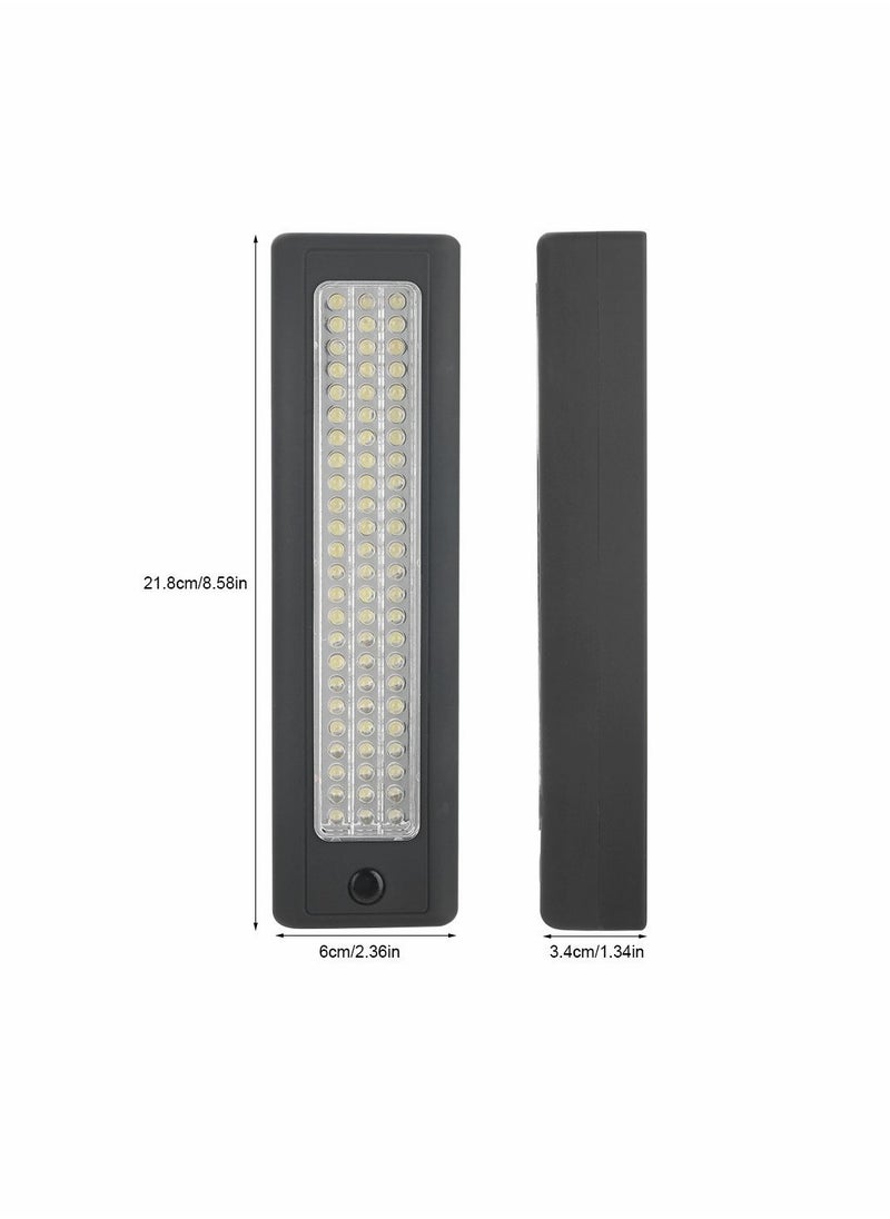 LED Inspection lamp, KASTAWAVE Portable 72 LED Light Bulbs Flashlight Torch Work Light with a 360° Rotatable Hanging Hook and 3 Strong Magnets for Car Truck Repairing Workshop Garage Camping Emergency