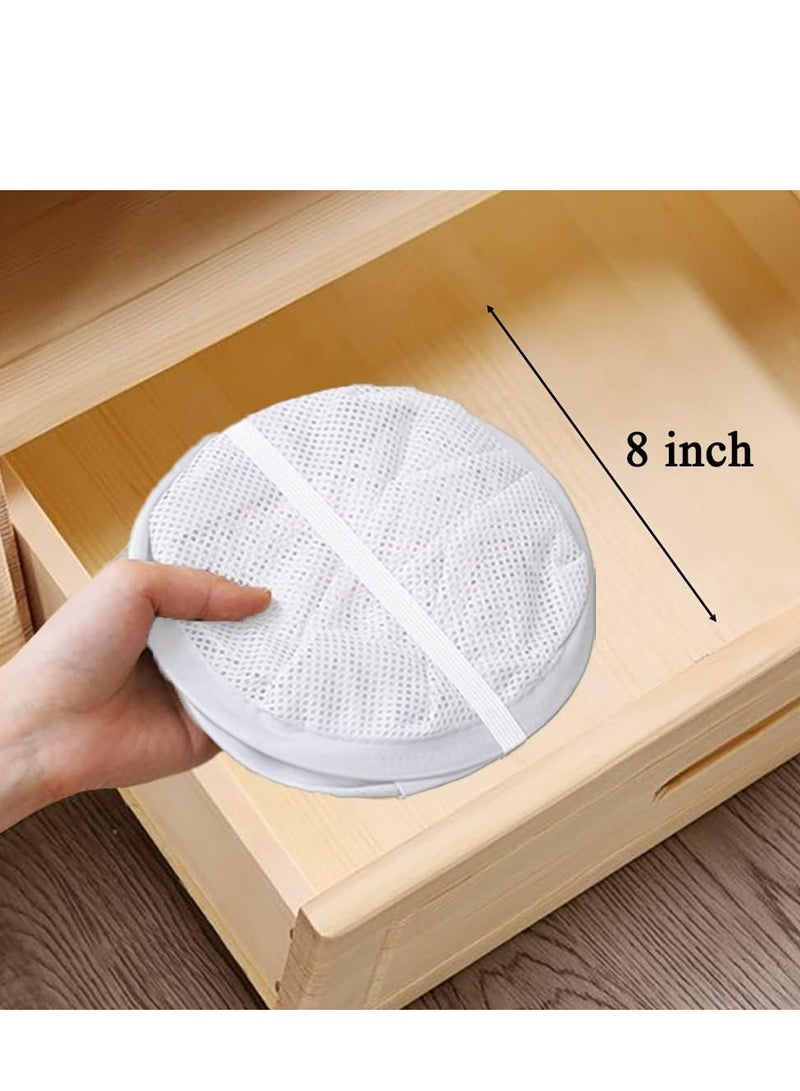 2 Piece Pop Up Laundry Hampers, Collapsible Mesh Laundry Basket, Foldable Clothes Hampers for Bathroom, College Dorm, Travel,White.  - Image 5