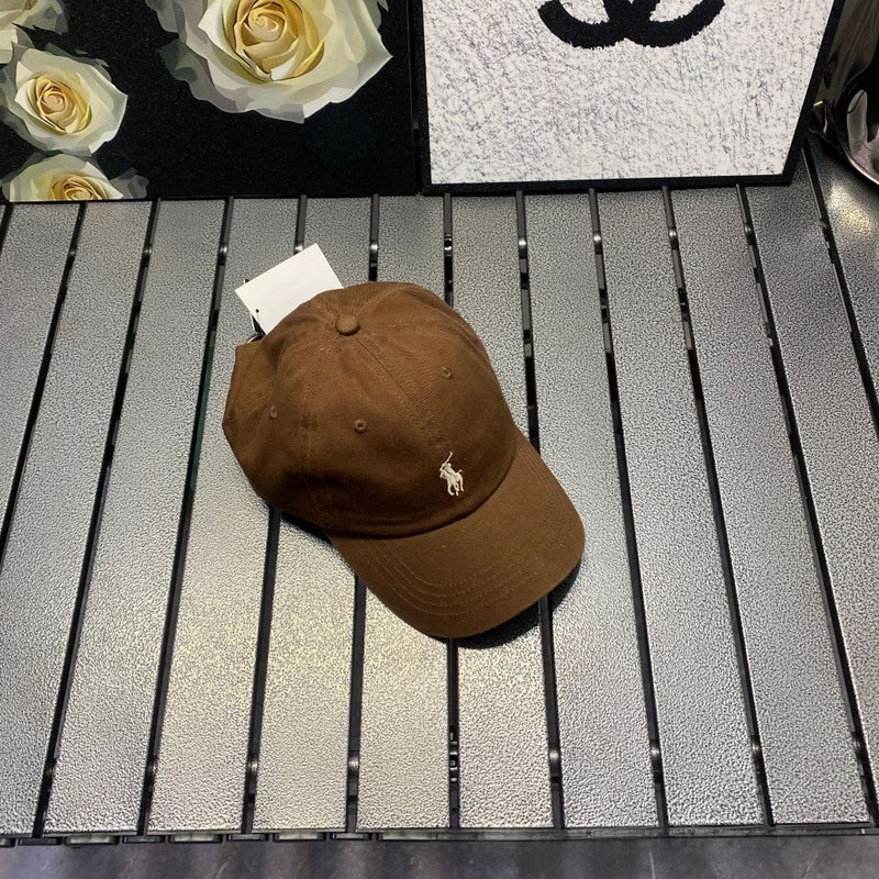 New Version Polo Cap Unisex Soft Top Pink Casual Sun Hat Dark brown  - Image 1