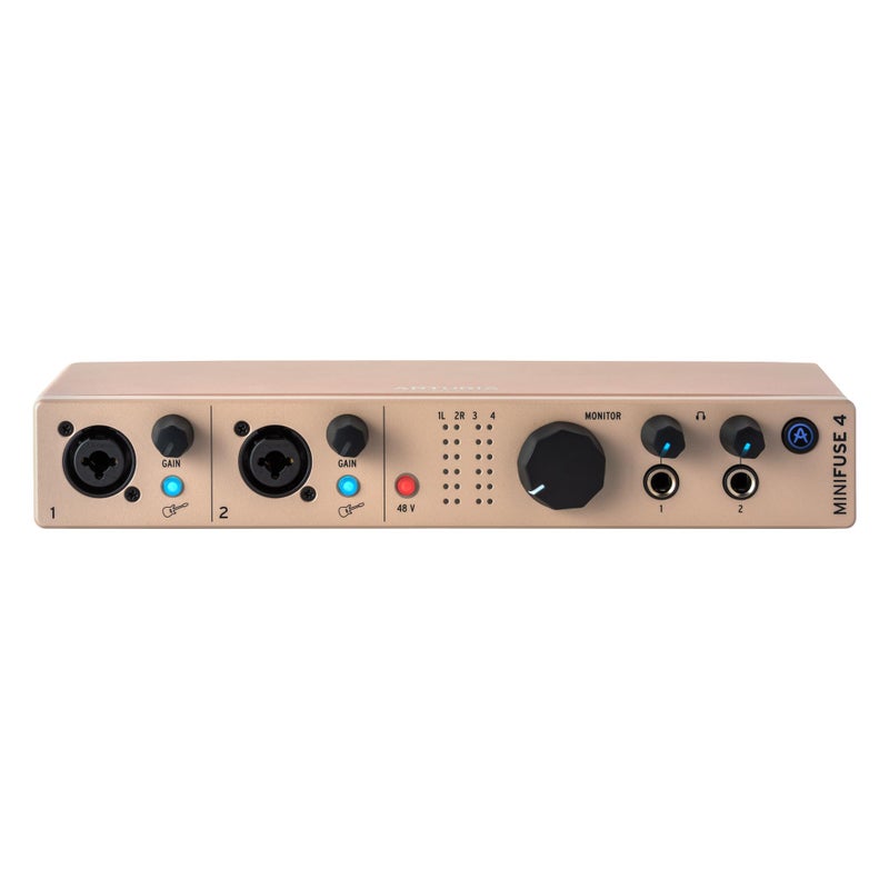 واجهة صوتية Arturia MiniFuse USBC بلون الشمبانيا MiniFuse 4