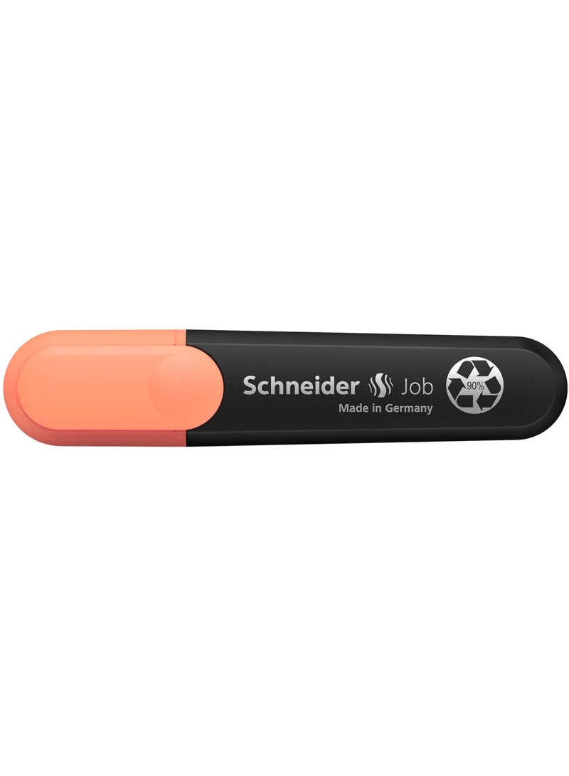 Schneider 10-Piece Job Textmarker Highlighter Pastel Peach - Image 3