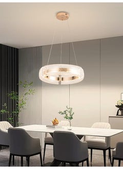 Best Power Modern Acrylic LED Ceiling Chandelier 6679-400 with 3 Lighting Modes, 60W, 120cm Adjustable Length, Elegant Hanging Light for Living Room, Dining Room & Bedroom  - Image 1