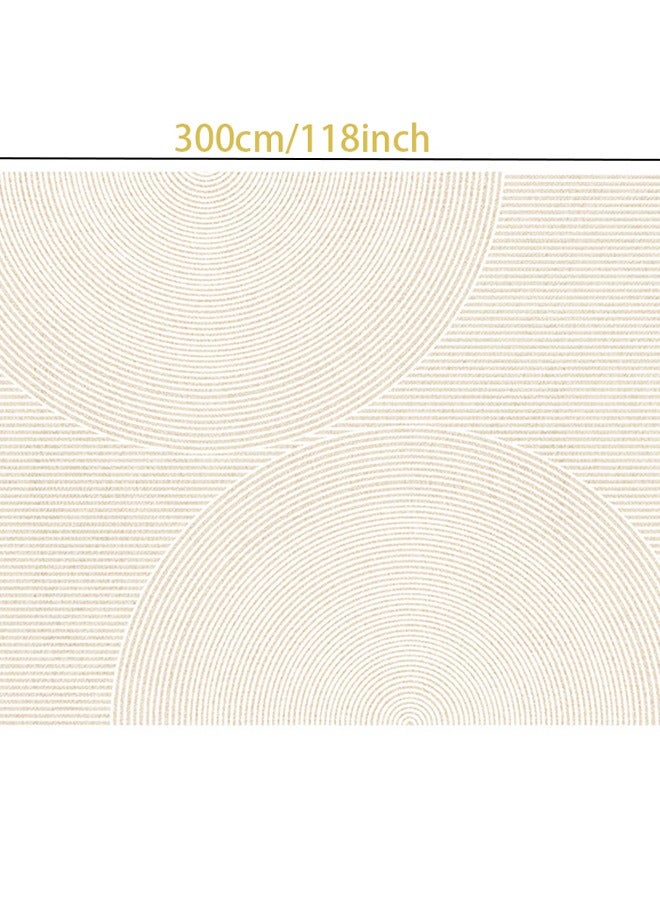 Area Rug Living Room Rugs Abstract Modern Soft Non Slip Carpet Indoor Thin Low Pile Carpets for Bedroom Under Dining Table Home Office Farmhouse Decor Beige (C-200x300cm) - Image 4