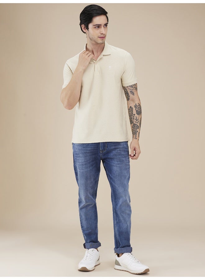 Being Human جينز رجالي بتصميم مستقيم بلون متوسط - Image 5