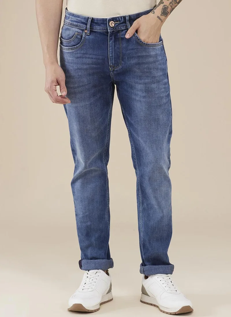 Men Classic Light Fade Stretchable Jeans