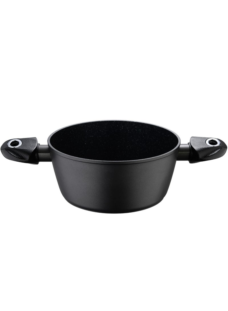BERGNER Orion Forged Aluminium Induction Bottom Non-stick Casserole With Lid 30cm - Image 4
