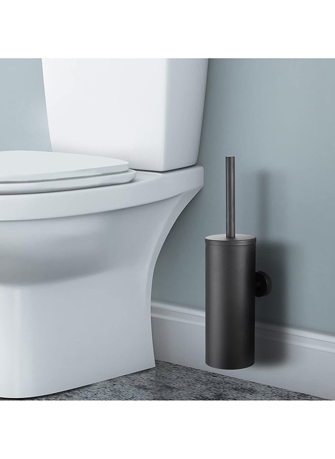 Black painted toilet brush