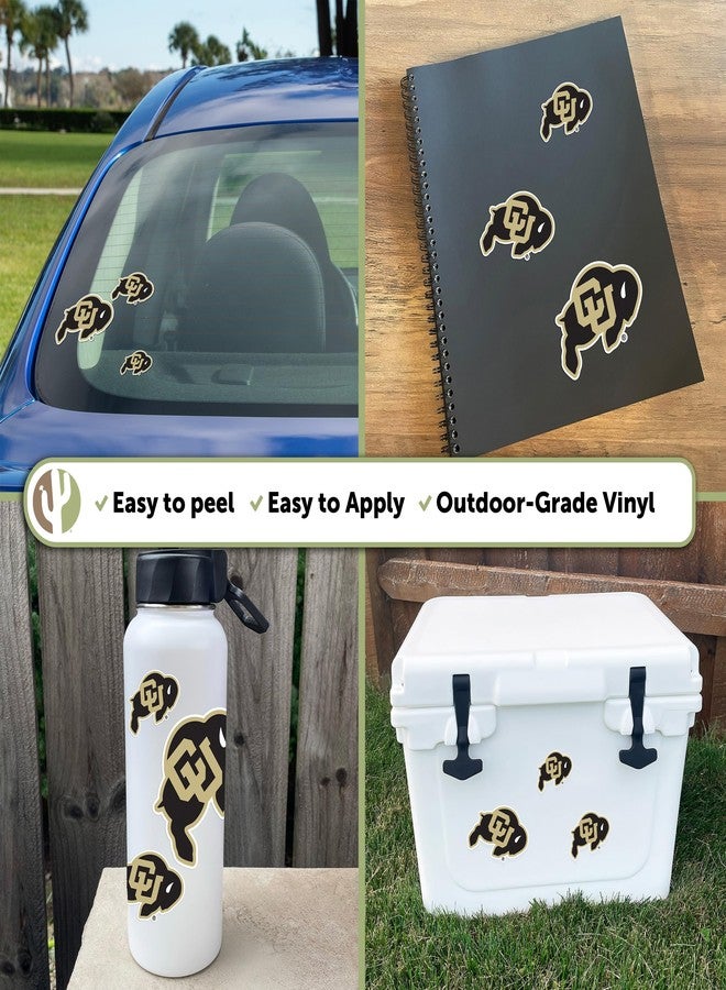 Desert Cactus University of Colorado Buffaloes Buffs Sticker Vinyl Decals Laptop Water Bottle Car Scrapbook Sheet T3 (Type 3-1) - Image 2