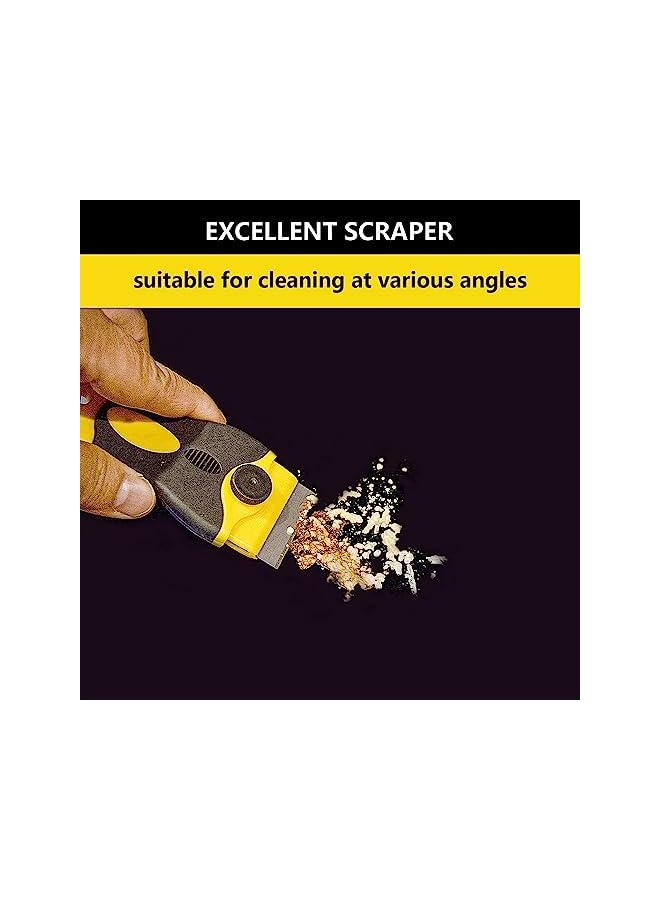 PROMASS promass Blades Scraper Tool Glass & Ceramic Hob Scraper Knife Cleaner with 20 Replaceable Metal Blades, Multi-Purpose Cleaner Scraper for Decals, Stickers, Labels, Caulk, Adhesive, Paint Removal  - Image 5