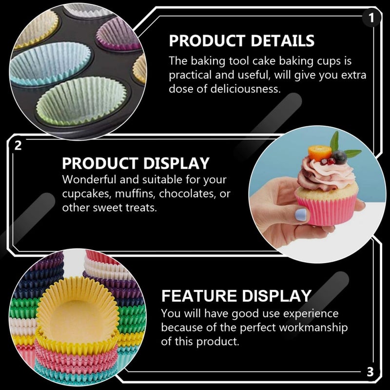 700 Pcs Food Grade Paper Baking Cups For Muffins And Cupcakes Party And Home Use - Image 5