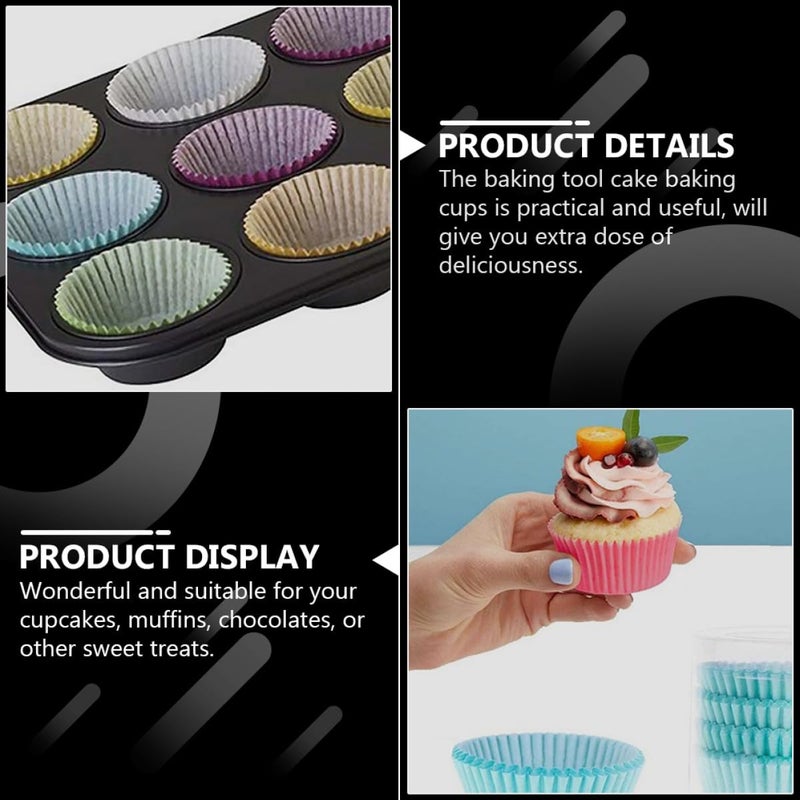 700 Pcs Food Grade Paper Baking Cups For Muffins And Cupcakes Party And Home Use - Image 4