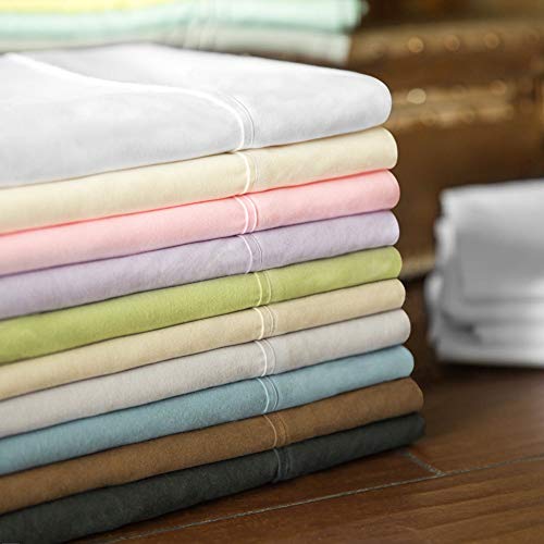 MALOUF Double Brushed Microfiber Super Soft Luxury Bed Sheet Set - Wrinkle Resistant - Queen Size - White - Image 3