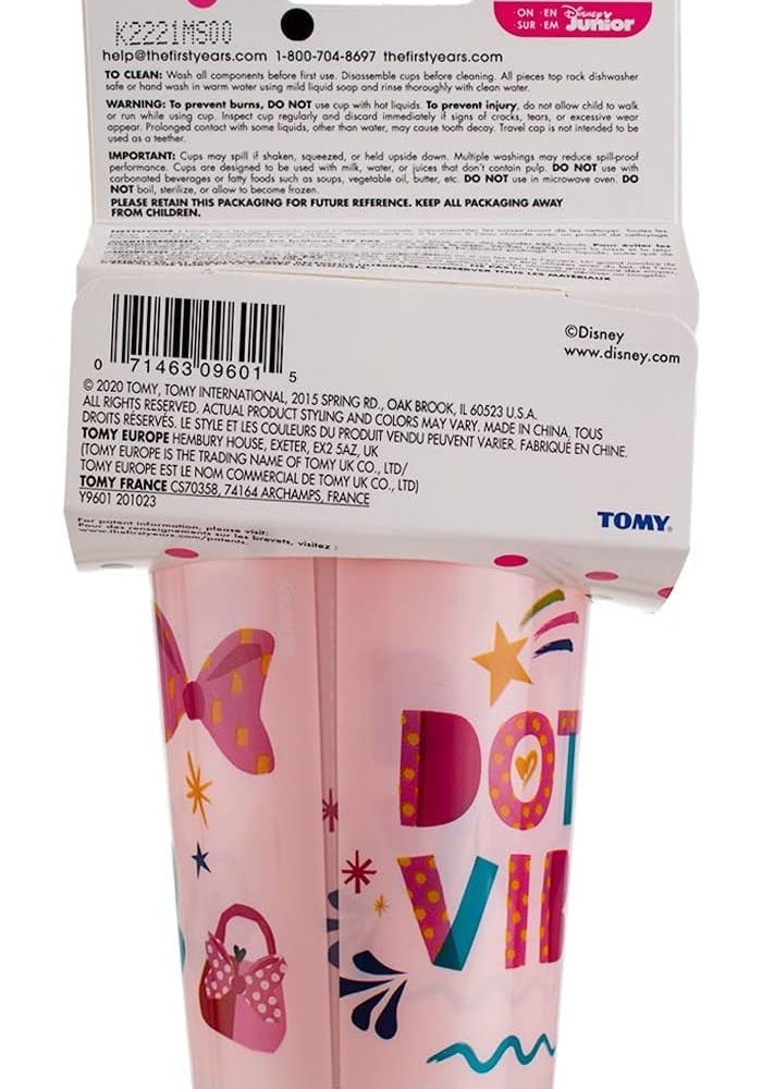 The First Years Take & Toss Disney Sippy Cups, Minnie Mouse, 10 oz, 3 Count - Image 3