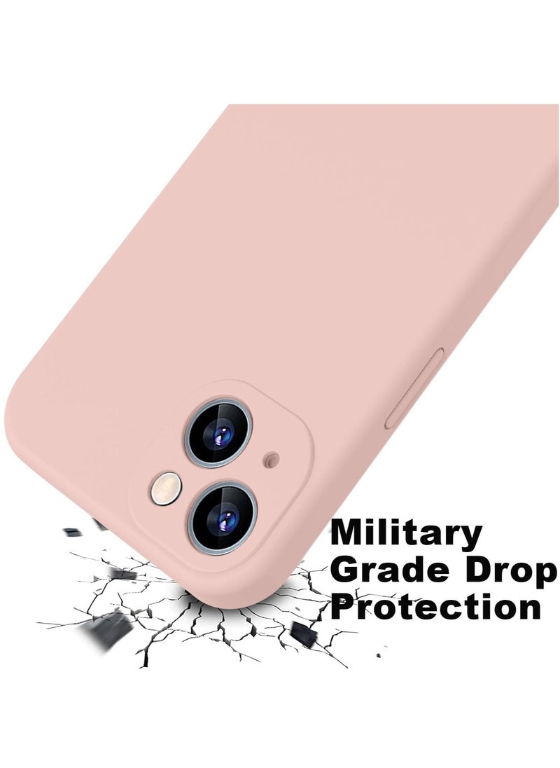 Color Fans - Case for Apple iPhone 14 6.1 inch Silicone Cover Soft Pink - Image 1
