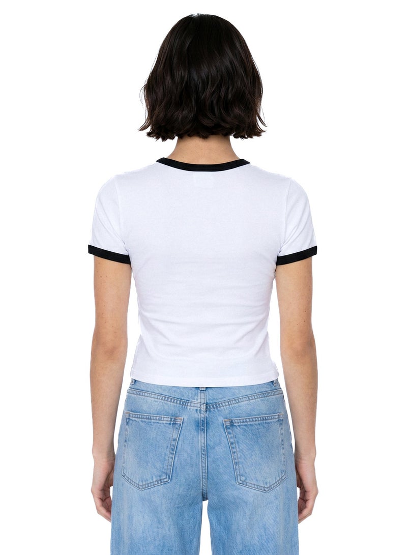 CTRL Contrast Baby Tee - Image 2