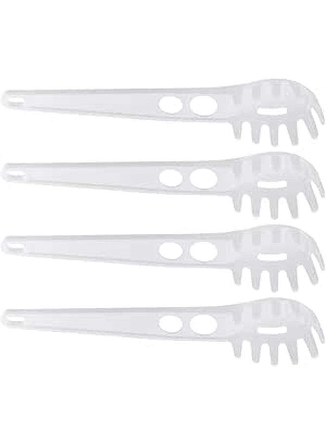 Balacoo 4 Pack Pasta Spoon Set 27cm Heat Resistant Serving Ladle - Image 1