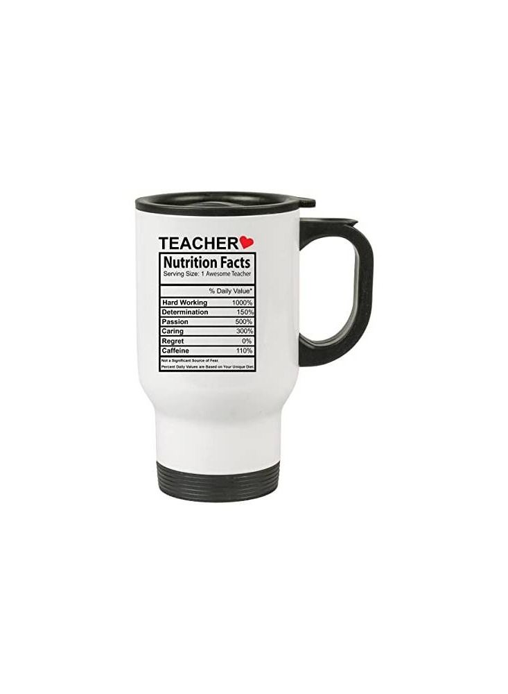 PRINTSHOP4ME Travel Mug Gifts for Teachers Day World Teachers Day Teachers Day Gifts Teachers Appreciation Design 1  - Image 2