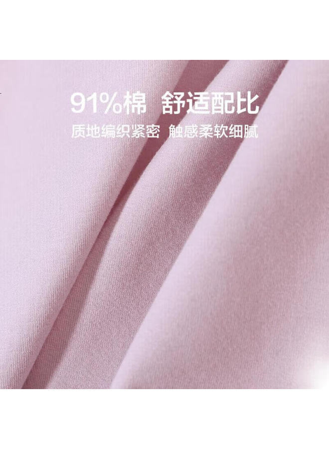 Aimer Women'S Underwear, One-Piece Thin Breathable High-Waist Panties, Cotton Kiki Series, Gift For Wife/ Girlfriend, Am238022, Pink, Size 165 - Image 2