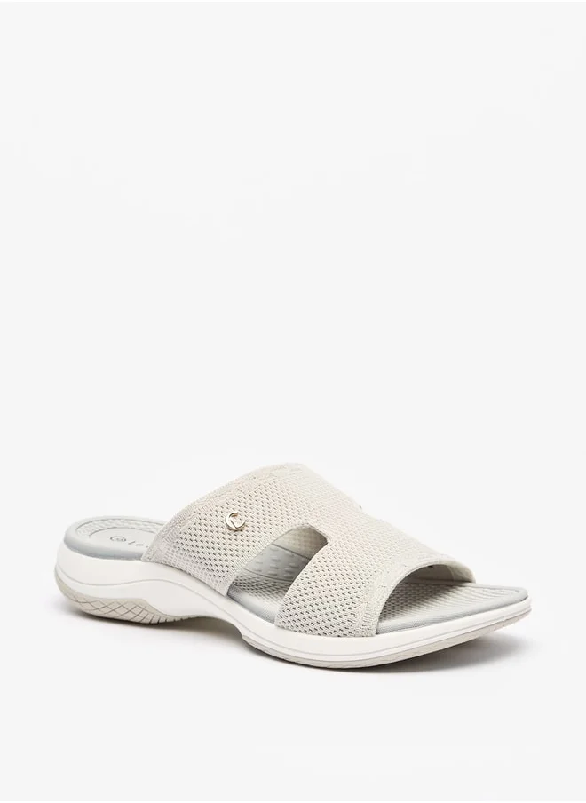 Le Confort Women Textured Slip-On Sandals