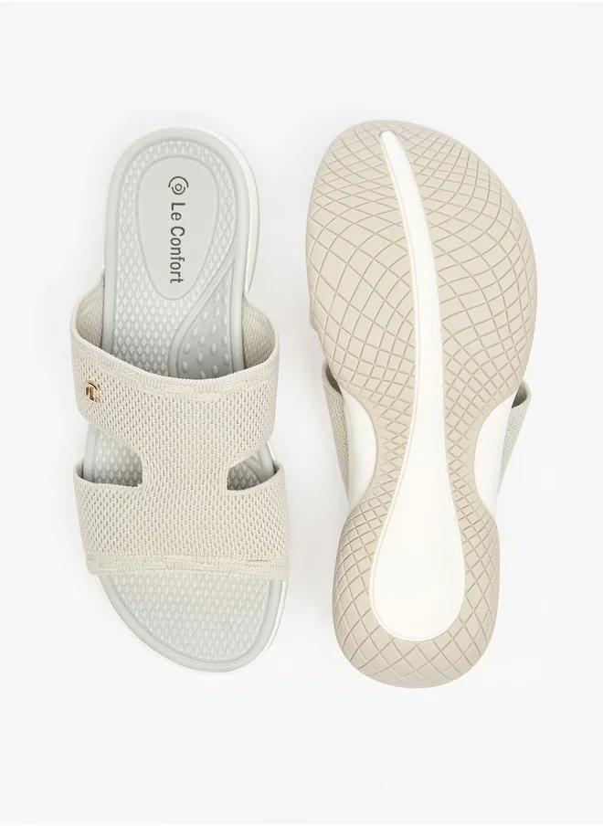 Le Confort Women Textured Slip-On Sandals