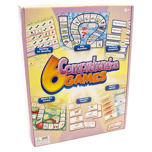 Junior Learning 6 Comprehension Games, Multi, (Model: JL406) - Image 2