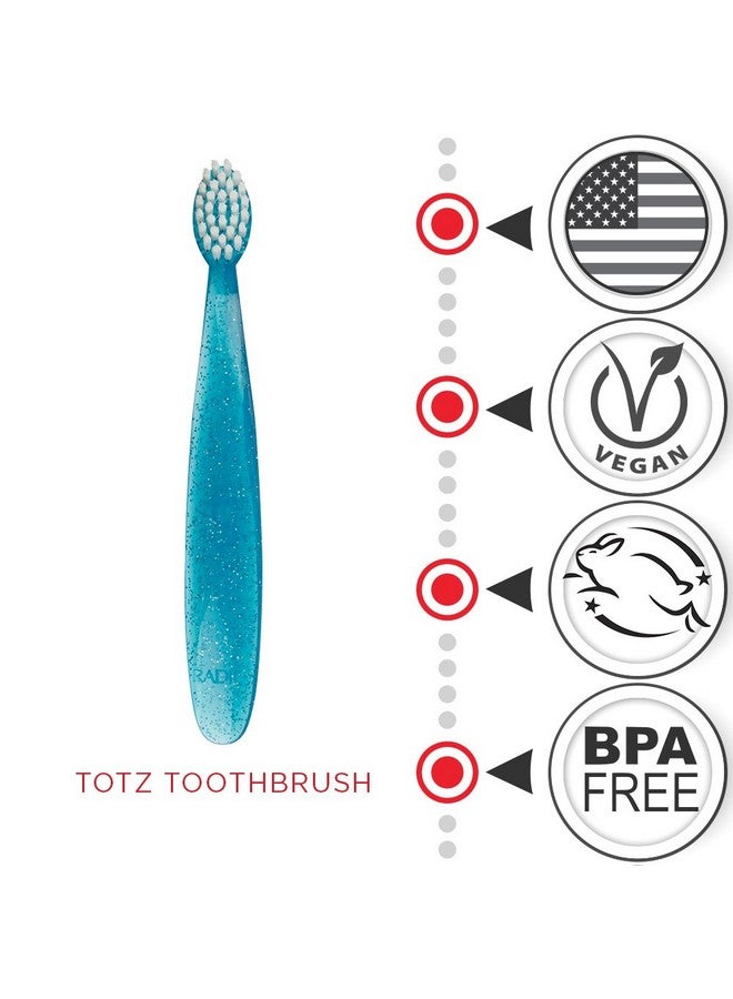 Radius RADIUS - Totz Toothbrush, Specially Designed for Small Teeth and Gums, For 18 Months and Older (6 per case) - Image 4