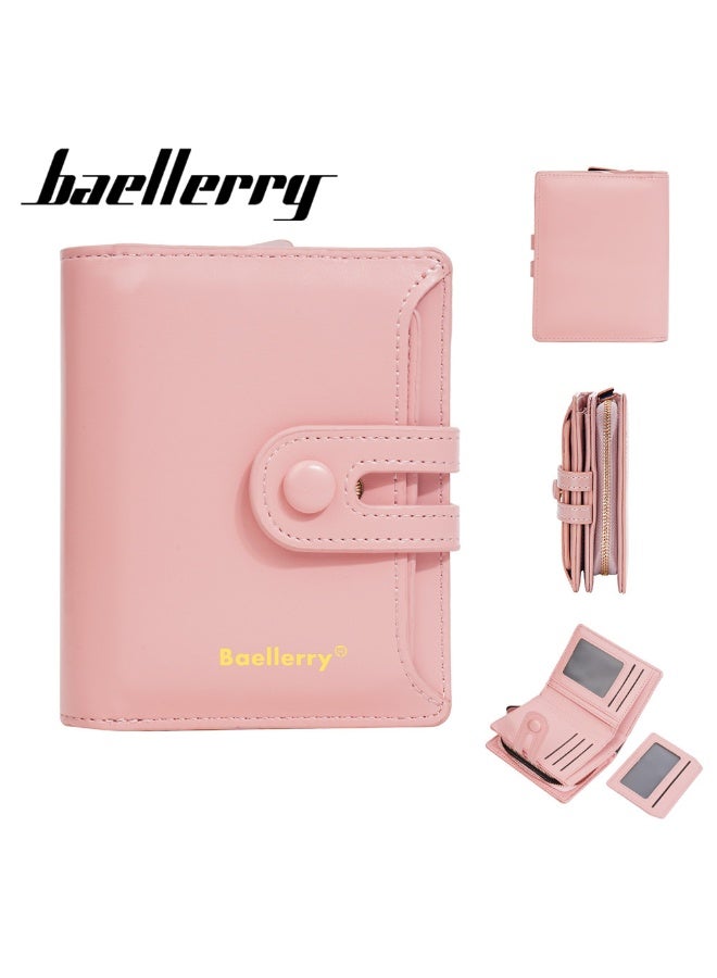 بايلليري محفظة بايلاًري قصيرة للنساء من جلد الجلد المصقول الفاخر