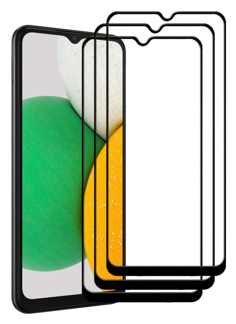 ACLIX 3 Pieces Antistatic ESD Dustproof Premium Quality High Definition Tempered Glass Screen Protector Designed For Samsung Galaxy A03 Core - Image 1
