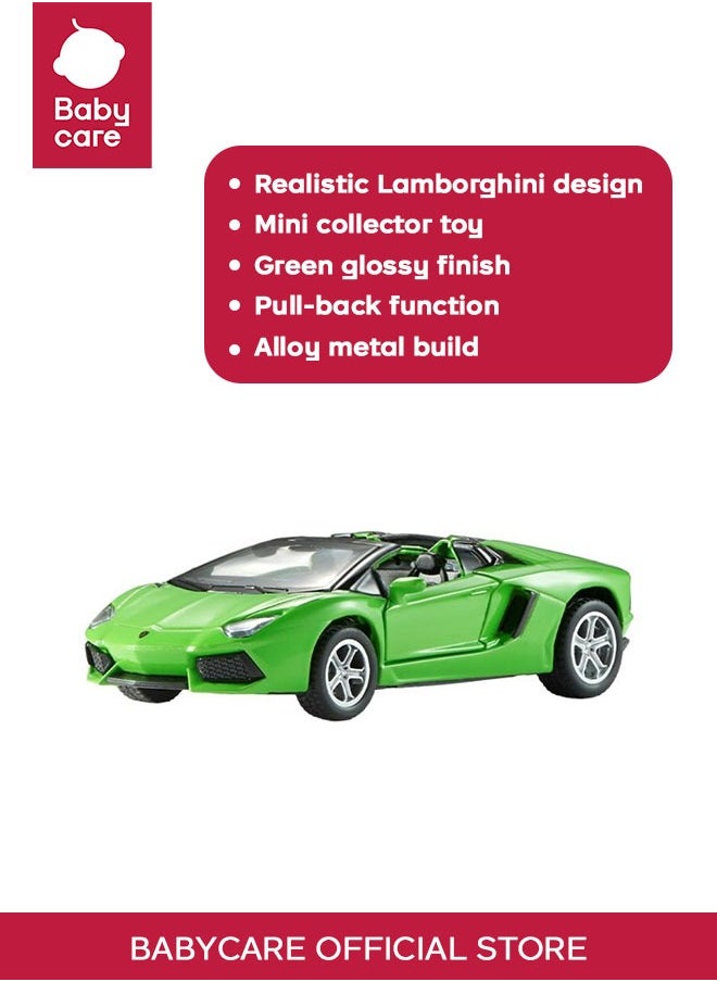 Babycare Lamborghini Model Alloy Car toy - Green  - Image 1