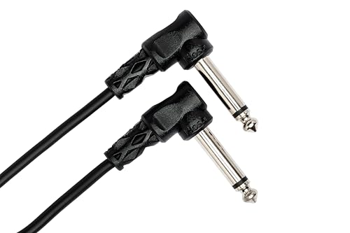 Hosa CFS606 Molded Rightangle to Same Guitar Patch Cable 6 Inches 6 pieces - Image 3
