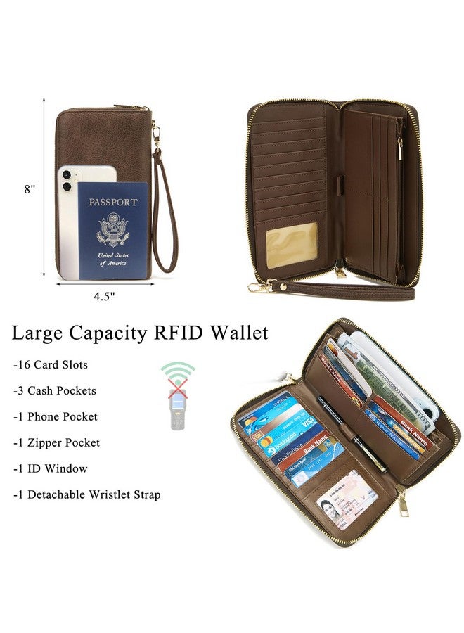 Idesort Small Backpack Purse for Women Girls Cute Backpacks Purse set with Wallet Convertible Shoulder bag CaramelBrown - Image 1