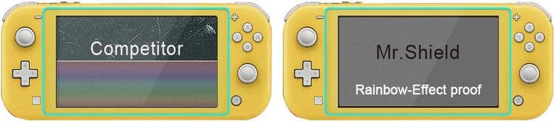 Mr Shield [3-PACK] Designed For Nintendo Switch Lite [Tempered Glass] Screen Protector [0.3mm Ultra Thin 9H Hardness 2.5D Round Edge] with Lifetime Replacement - Image 5