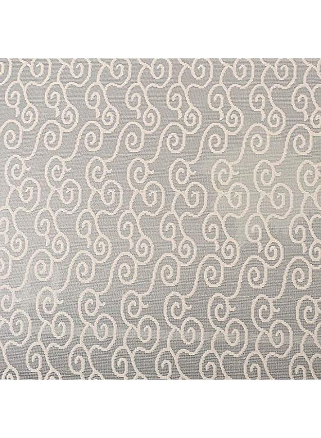 Kuber Industries Zig Zag Design Cotton 6 Seater Dining Table Cover Cream - Image 4