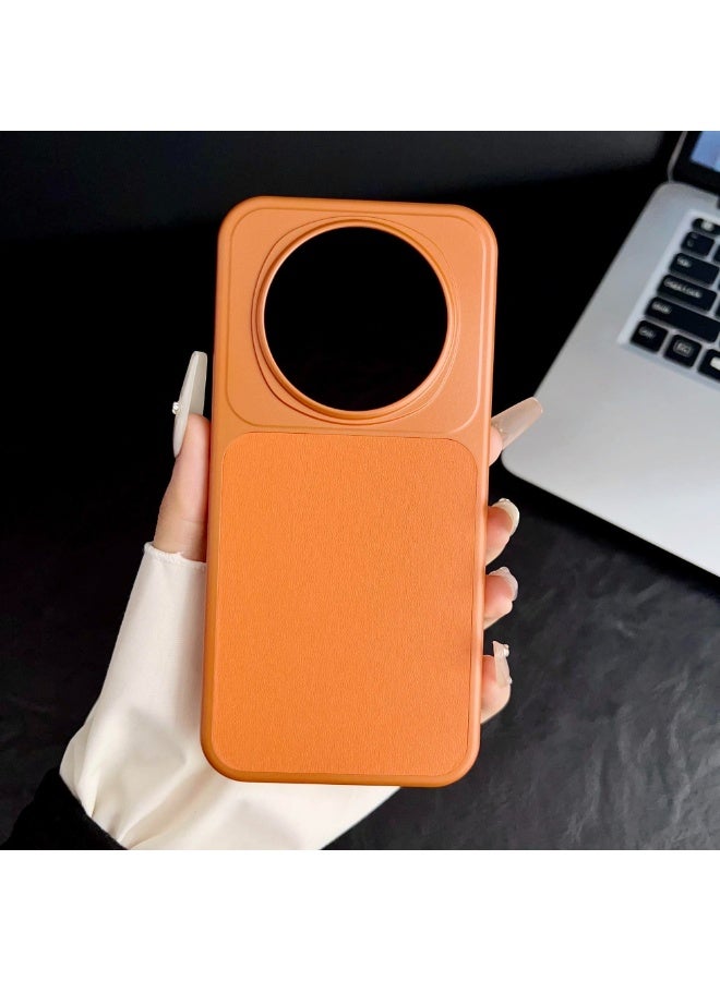 general Compatible with Honor Magic 8 back Case cover,Artificial leather material spliced with PC skin feel material, Supports magnetic charging, Minimalist style