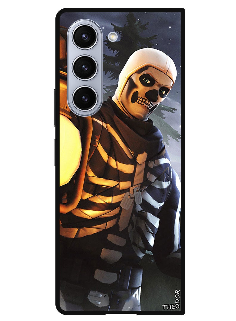 Theodor Protective Case Anti Scratch Shock Proof Bumper Cover For Samsung Galaxy Z Fold 6 Marshmello Fortnite - Image 1