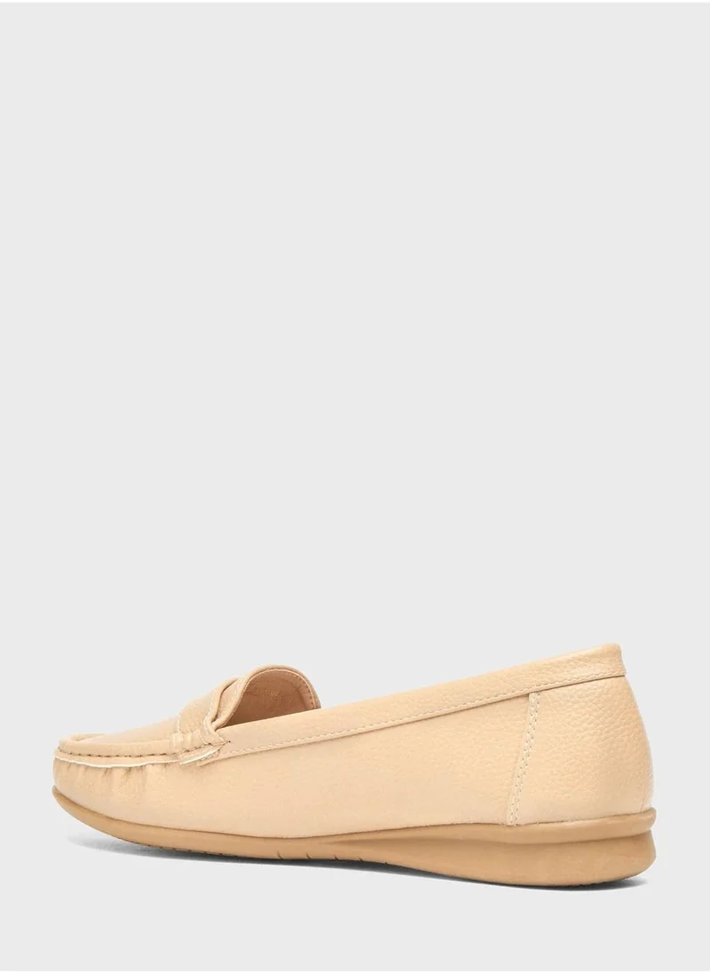 shoexpress Square Toe Moccasins